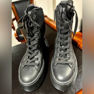 Gorgeous platform combat boots by famous Italian designer Vic Matie - 7.5